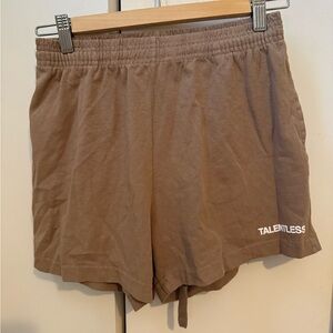 Talentless Women's Tan Athletic Shorts